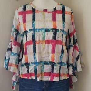 Gracia bell sleeve blouse Size S